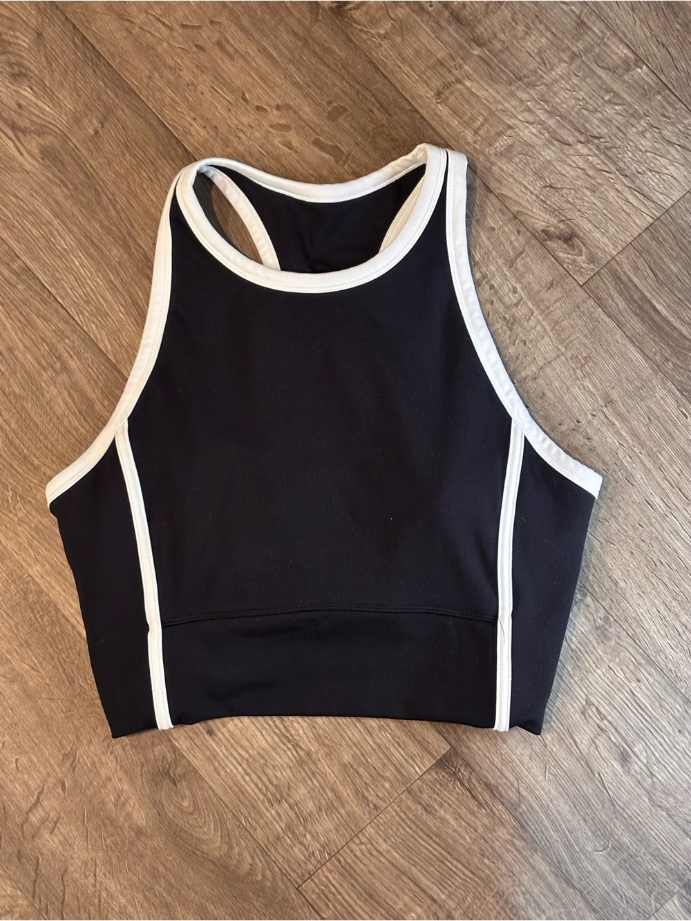 SO Black and White Exercise Tank Top